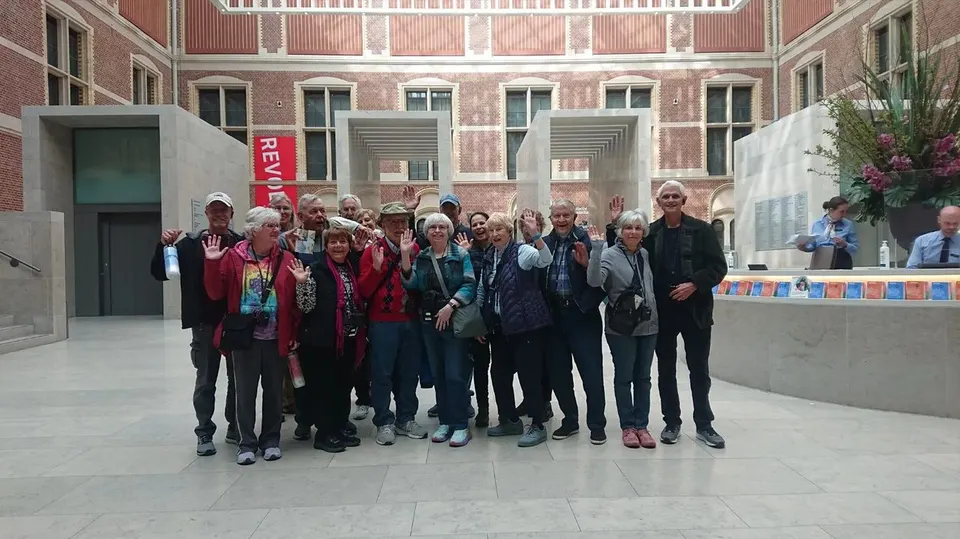 Group visiting the Rijksmuseum